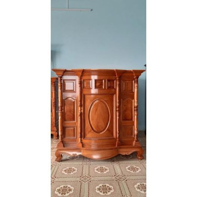 tủ thờ gỗ gõ 197cm