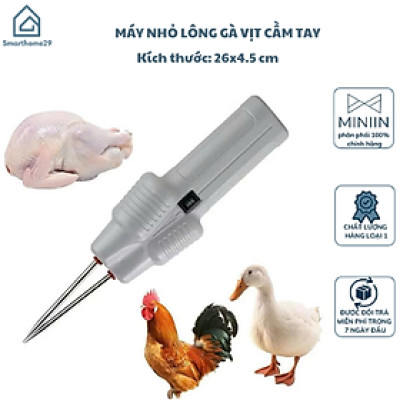 Máy Nhổ Lông Gà Vịt Cầm Tay – Chạy Pin, Đa Năng, Làm Sạch Nhanh Chóng - HÀNG CHÍNH HÃNG MINIIN