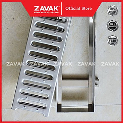 Rãnh Thoát Nước Inox 304 ZAVAK Grating GRT-AX117 inox 304 (modun 1.2m)