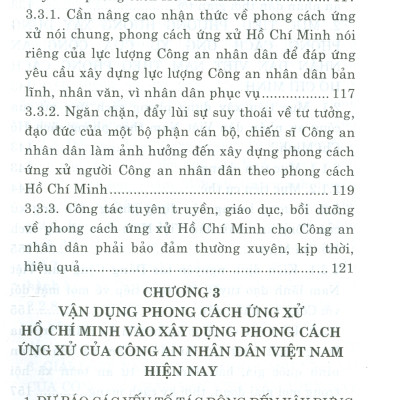 Xây Dựng Phong Cách Ứng Xử Của Công An Nhân Dân Theo Phong Cách Hồ Chí Minh