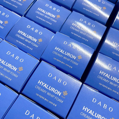 Sữa Rửa Mặt DABO Hyaluron Creamy Whip Foam Làm Sạch Da Cấp Ẩm Sâu Dành Cho Da Khô 150ml