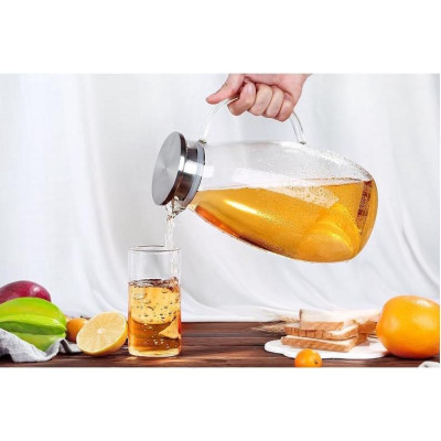 Bình đựng nước uống thủy tinh chịu nhiệt cao cấp lên toái 400 độ C