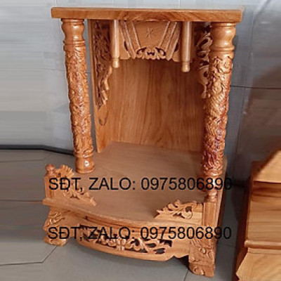 Bàn thờ Thần Tài, Ông Địa gỗ gõ , bàn thờ gỗ cao cấp