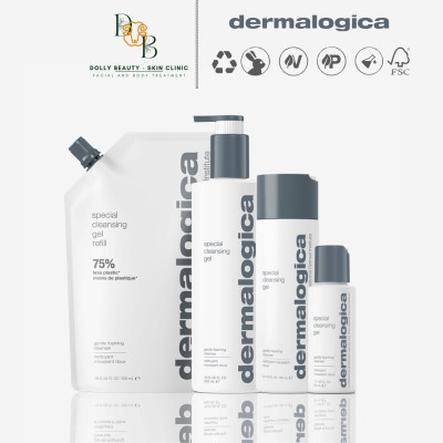 Sữa rửa mặt không xà phòng dành cho da dầu SPECIAL CLEANSING GEL của Dermalogica - Dolly Beauty