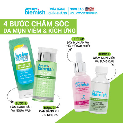 Sữa rửa mặt BHA 2% ngăn ngừa và giảm mụn cho da dầu mụn Bye Bye Blemish Anti-Acne Cleanser 236ml