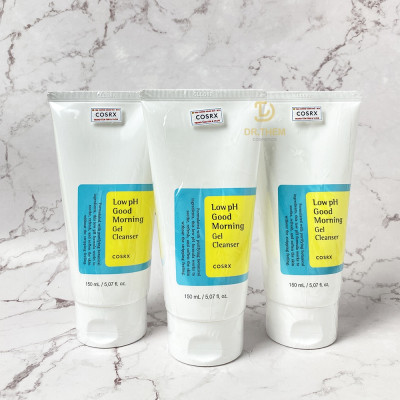 CHÍNH HÃNG Sữa Rửa Mặt Gel Rửa Mặt Cosrx Low PH Good Morning Gel Cleanser Dạng Gel Chiết Từ Dầu Cây Trà 150ml.