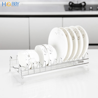 Kệ úp đĩa 12 ngăn inox 304 có khay hứng nước Hobby home decor KUD12