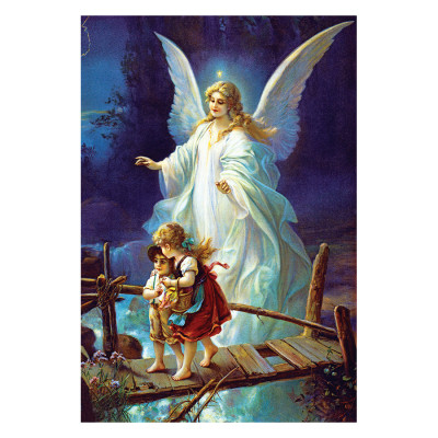 Tranh xếp Hình Thiên Tia Sáng Thần Hộ Mệnh (925 Mảnh Ghép)