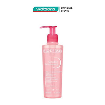 Gel Rửa Mặt Bioderma Sensibio Moussant Tẩy Trang Và Dưỡng Ẩm 200ml