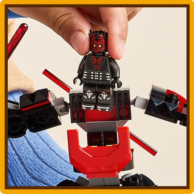 LEGO STAR WARS 75411 Đồ Chơi Lắp Ráp Chiến Giáp Darth Maul (143 chi tiết)