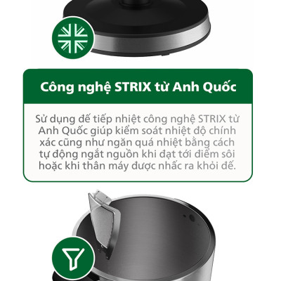 Bình Đun Siêu Tốc Philips HD9316 (1.7L) - Hàng chính hãng