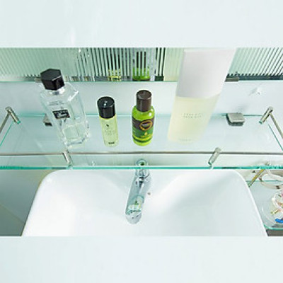Kệ Kính Phòng Tắm Kibath Inox 304 Dày 10 Ly