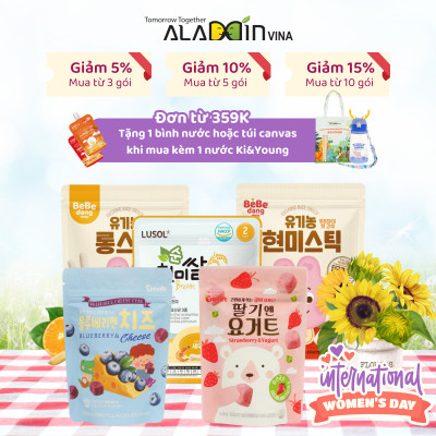 [COMBO CHÀO HÈ] Combo chào hè bánh ăn dặm cho bé từ 6 tháng tuổi - ALADDINVINA