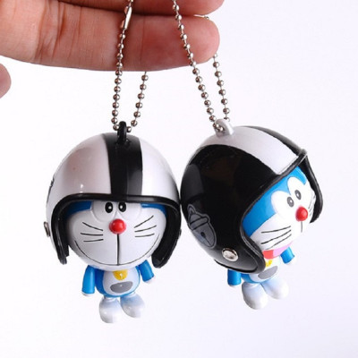 Móc khóa hình doremon đội nón bảo hiểm giao mẫu ngẫu nhiên