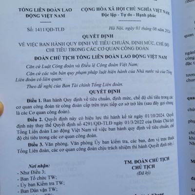 Sách Luật Công Ðoàn 2024 – Những Quy Định Mới Về Tiêu Chuẩn, Chế Độ Chi Tiêu Và Quản Lý Tài Chính, Tài Sản Trong Công Đoàn - V2553T