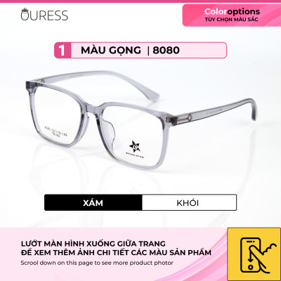 Gọng kính 8080 nhựa cao cấp siêu bền thời trang nam nữ OURESS