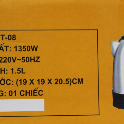 Bình Ấm Điện Siêu Tốc Aidi ST-08 (1,5 lít) - Màu Ngẫu Nhiên - Hàng Chính Hãng