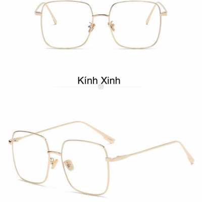 Kính Mắt Thời Trang Kim Loại Cao Cấp Cho Nữ