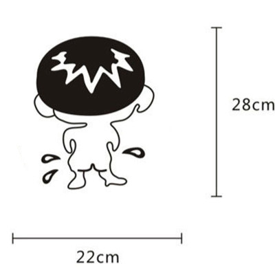 Decal dán trang trí bồn cầu siêu dễ thương chống thấm nước dễ dàng lau chùi