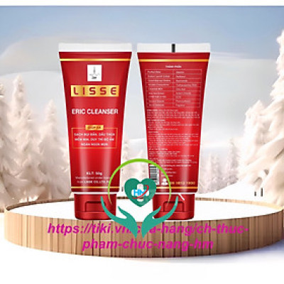 Lisse ￼Sữa Rửa Mặt Eric cleanser  - Giúp: sạch bụi bẩn , dầu thừa ,mềm da, duy trì độ ẩm, ngăn ngừa mụn