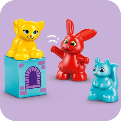 LEGO DUPLO 10450 Đồ Chơi Lắp Ráp Trò Chơi Lâu Đài Của Hopsy (47 chi tiết)