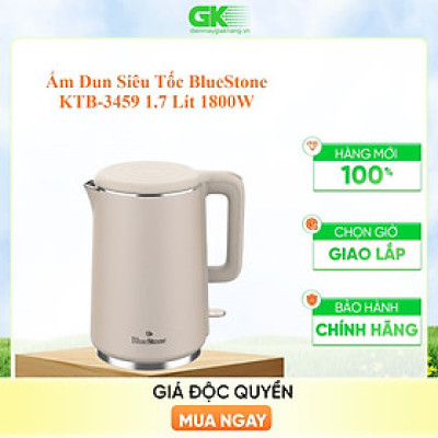 Ấm Đun Siêu Tốc Bluestone KTB-3459 - 1.7 lít/ 1800W - Hàng Chính Hãng