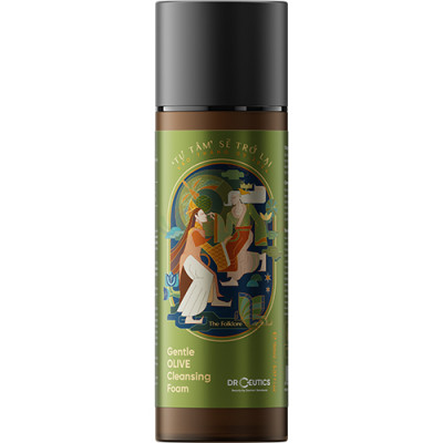 Sữa rửa mặt DrCeutics Gentle Olive Cleansing Foam (150ml) - Hàng chính hãng