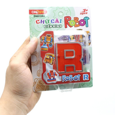 Đồ Chơi Lắp Ráp Biến Hình Robot Chữ Cái R - Cresta DK81244