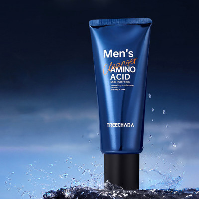 Sữa rửa mặt cho nam Treechada Amino Acid Cleanser giúp làm sạch, giảm mụn Thái Lan 100g