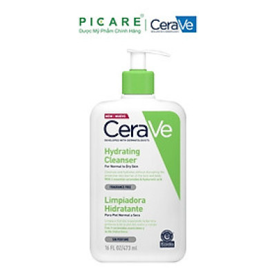 Sữa Rửa Mặt Dịu Nhẹ Cho Da Khô CeraVe Hydrating Cleanser 473ml