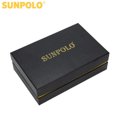 Thắt lưng nam da bò vân caro SUNPOLO BSMK47 - 3 Phiên bản màu