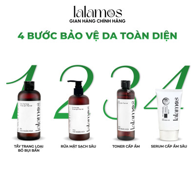 Kem chống nắng Lalamos nhụy Kim Ngân Hoa tone up unisex SPF 50+ PA++++ 50ml