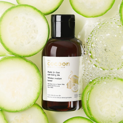 Combo Nước cân bằng da cocoon 140ml + Mặt nạ bí đao cocoon 30ml