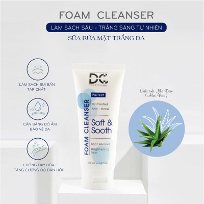 Foam Cleanser DC - Sữa Rửa Mặt Bọt Bong Mịn 100ml