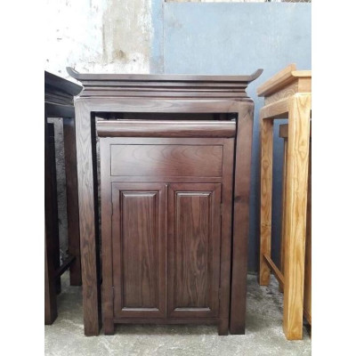 Bàn thờ án gian án thờ kệ thờ gỗ sồi Mỹ giá thật