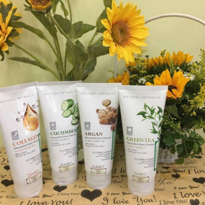 Sữa rửa mặt Hàn Quốc Dabo Aloe Natural Rich Foam Cleanser (180ml)
