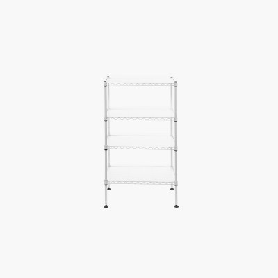 Kệ sắt đa năng để đồ 4 tầng mặt lưới- màu đen – CJ-C1187B