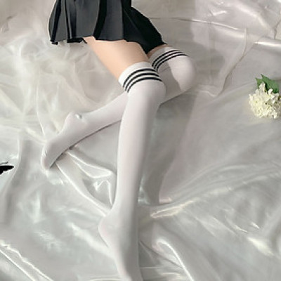 Tất, vớ cổ cao qua gối, tất đùi nữ sinh nhật bản cosplay