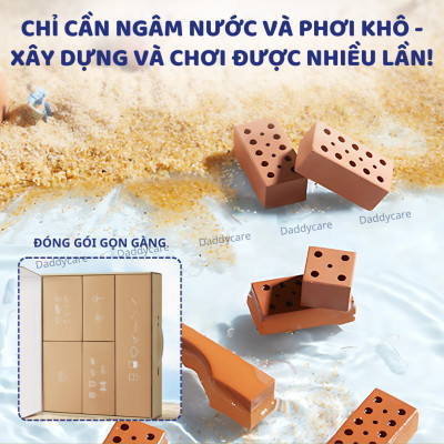 Đồ chơi lắp ráp khối xây dựng mô phỏng mini Mideer My First Building, đồ chơi nhập vai kĩ sư cho bé