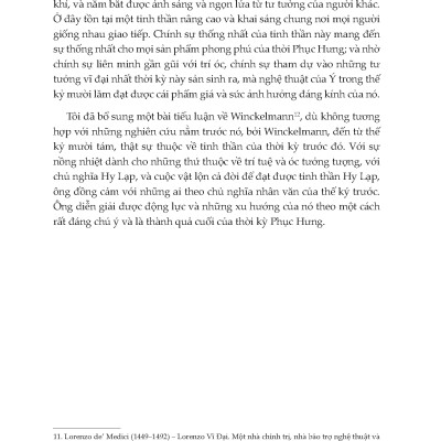 Sách - Tác Phẩm Phê Bình Lý Luận Kinh Điển Về Văn Hóa Thời Phục Hưng - The Renaissance