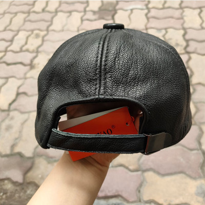 Mũ/ Nón lưỡi trai nam da dê dập nổi cao cấp BHY2077