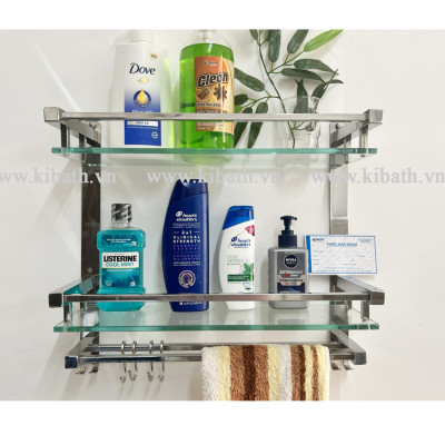 Kệ Kibath 2 Tầng Phòng Tắm Tiện Lợi
