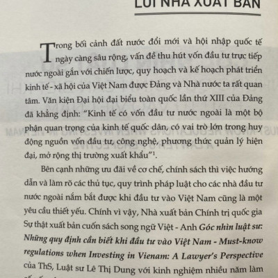 Góc nhìn luật sư Những quy định cần biết khi đầu tư vào Việt Nam