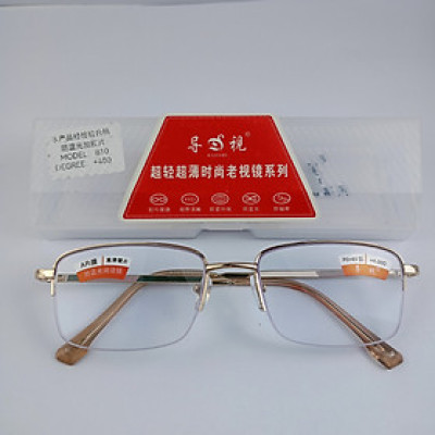 Kính lão cao cấp phong cách nửa viền cước phom to