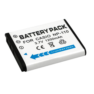 Pin Casio NP-110 3.7v 1200mAh Cho Máy Ảnh EX-Z2300 EX-FC200S CNP110 .. NP 110 NP 160 - Hàng Nhập Khẩu