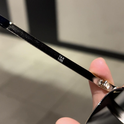 Kính râm Nam Solex chữ H cao cấp mạ vàng 14K gọng titan