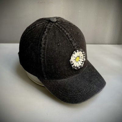 Combo 2 nón kết, mũ lưỡi trai Hoa Cúc vải jeans form chuẩn siêu đẹp (Ảnh thật)