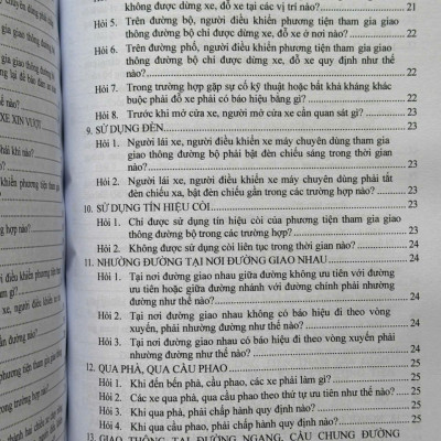 Sách Xử Phạt Vi Phạm Hành Chính Về Trật Tự, An Toàn Giao Thông Trong Lĩnh Vực Giao Thông Đường Bộ theo Nghị định 168/2024/NĐ-CP (V2559T)