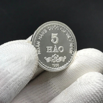 Đồng Xu Đánh Gió Bạc Nguyên Chất S999 Đồng 5 Hào Bạc Hiểu Minh XDG21