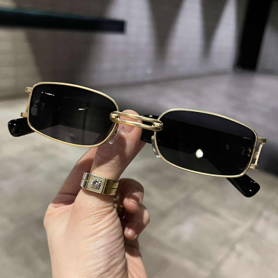 Kính râm Mắt vuông nhỏ thời trang cá tính retro cho nam nữ